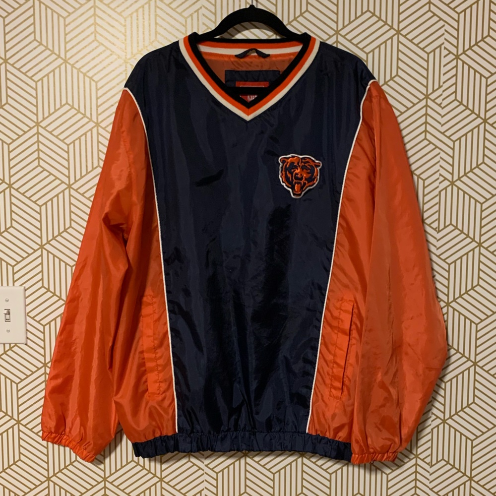 Chicago Bears NFL pullover windbreaker